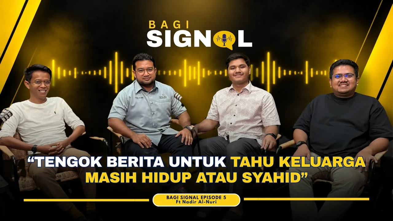 Thumbnail asal Bagi Signal episod 5 bersama Haqimi Zamri, Syukri Razab, Mohd Ashraf dan tetamu khas Nadir Al-Nuri